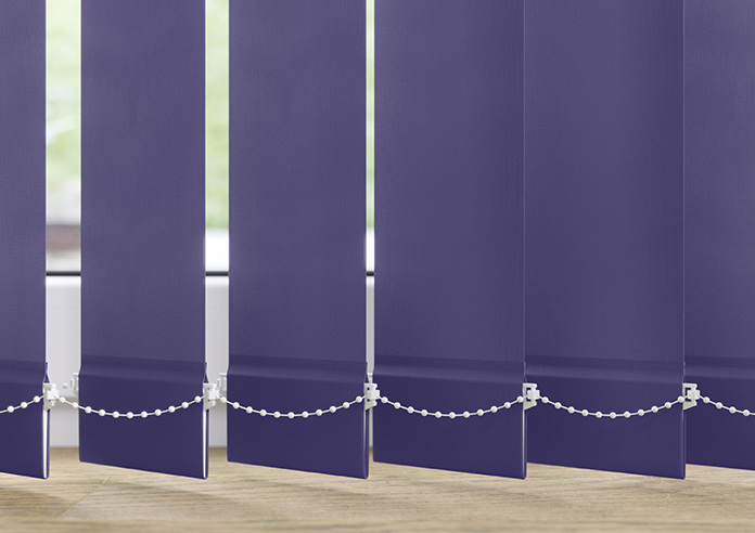 Roma, Indigo - Vertical Blind Slats - Image 3